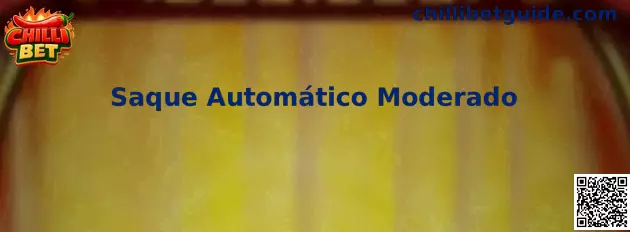 Explicação sobre Saque Automático Moderado